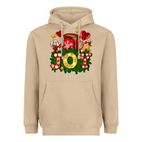 Mushroom christmas joy coffee and candies Heavyweight Hoodie - AdoDesignShop