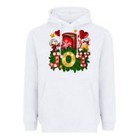 White christmas joy coffee and candies Heavyweight Hoodie - AdoDesignShop