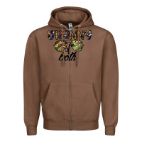 Chestnut granny of both Zipper Hoodie - CowhideDigitalArt