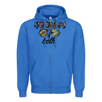 True Royal granny of both Zipper Hoodie - CowhideDigitalArt