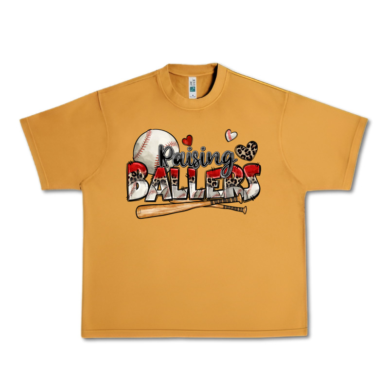 Raising Ballers Baseball Urban Heavy Tee by Zillion Design Studio | Teevron