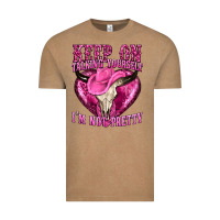 Vintage Coffee keep on talking yourself im not pretty western Vintage Tee - texasbilliewilder