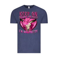 Vintage Denim keep on talking yourself im not pretty western Vintage Tee - texasbilliewilder