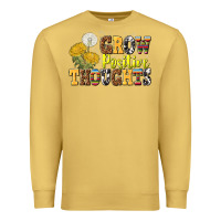 Antique Gold grow positive thoughts Premium Sweatshirt - NancyCooperArtShop