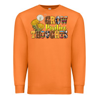 Carrot grow positive thoughts Premium Sweatshirt - NancyCooperArtShop