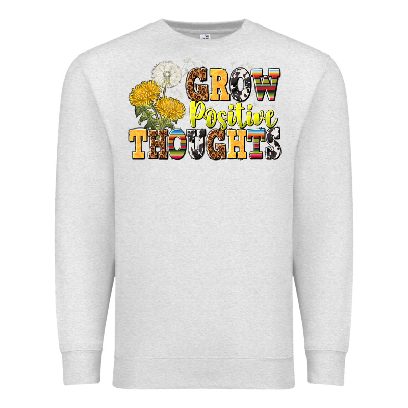 Grow Positive Thoughts Premium Sweatshirt by NancyCooperArtShop | Teevron