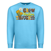 Ocean Blue grow positive thoughts Premium Sweatshirt - NancyCooperArtShop