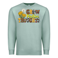 Seafoam grow positive thoughts Premium Sweatshirt - NancyCooperArtShop