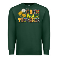 Sports Green grow positive thoughts Premium Sweatshirt - NancyCooperArtShop