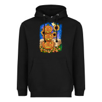 Black pumpkin sunflower Heavyweight Hoodie - JahusDesignShop