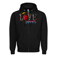 Black love summer Zipper Hoodie - CowhideDigitalArt