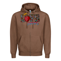 Chestnut love summer Zipper Hoodie - CowhideDigitalArt