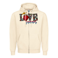 Sandshell love summer Zipper Hoodie - CowhideDigitalArt