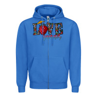 True Royal love summer Zipper Hoodie - CowhideDigitalArt