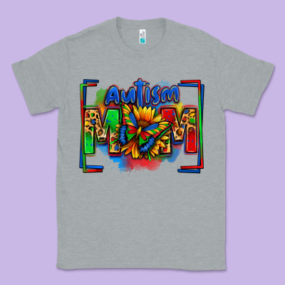 Autism Mom Classic Tee Designed By Zillion Design Studio
