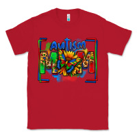 Red autism mom Classic Tee - Zillion Design Studio