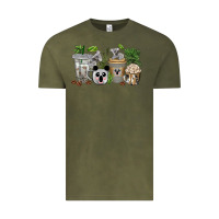 Vintage Olive koala coffee cups Vintage Tee - texasbilliewilder