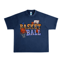 Navy basketball Urban Heavy Tee - texasbilliewilder