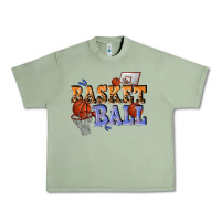 Oil Green basketball Urban Heavy Tee - texasbilliewilder