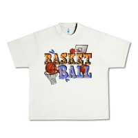 Pistachio basketball Urban Heavy Tee - texasbilliewilder