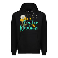 Black scatter kindness Premium Hoodie - NancyCooperArtShop
