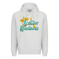 Dove Grey scatter kindness Premium Hoodie - NancyCooperArtShop