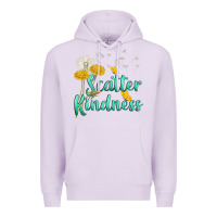 Lilac scatter kindness Premium Hoodie - NancyCooperArtShop