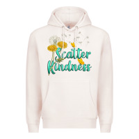 Pale Pink scatter kindness Premium Hoodie - NancyCooperArtShop