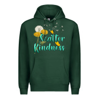Sports Green scatter kindness Premium Hoodie - NancyCooperArtShop