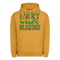 Lucky And Blessed St Patricks Urban Hoodie | Teevron