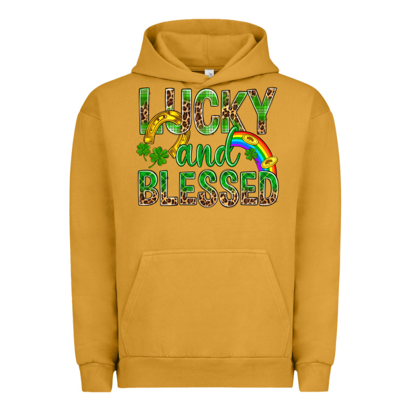 Lucky And Blessed St Patricks Urban Hoodie by BundleAndBundleShop | Teevron