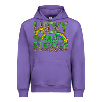 Tulip Lucky And Blessed St Patricks Urban Hoodie - BundleAndBundleShop