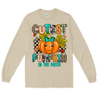 Mushroom Cutest Pumpkin In The Patch Long Sleeve Tee - texasbilliewilder