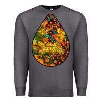 Charcoal Heather Fall Teardrop Premium Sweatshirt - LillyAllenDesigns