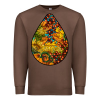 Chestnut Fall Teardrop Premium Sweatshirt - LillyAllenDesigns