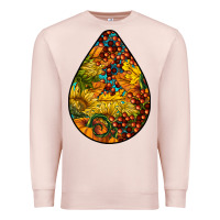 Pale Pink Fall Teardrop Premium Sweatshirt - LillyAllenDesigns
