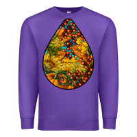 Purple Fall Teardrop Premium Sweatshirt - LillyAllenDesigns