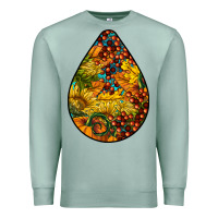 Seafoam Fall Teardrop Premium Sweatshirt - LillyAllenDesigns