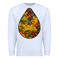 White Fall Teardrop Premium Sweatshirt - LillyAllenDesigns