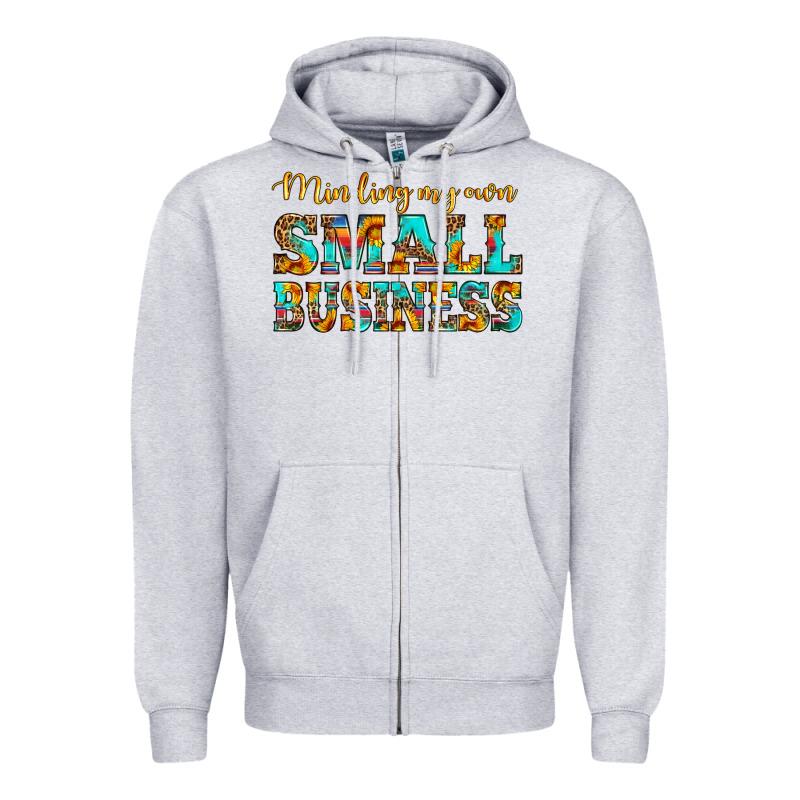 Minding My Own Small Business Zipper Hoodie by HRA Design Shop | Teevron