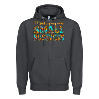 Smoke minding my own small business Zipper Hoodie - HRA Design Shop