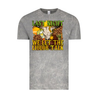 Cloud Rock last night we let the liquor talk western Vintage Tee - texasbilliewilder