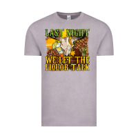 Vintage Zinc last night we let the liquor talk western Vintage Tee - texasbilliewilder