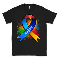 Black autism ribbon Classic Tee - Zillion Design Studio