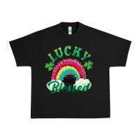 Black Lucky and blessed rainbow Urban Heavy Tee - RanaPortraitStore