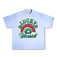 Grape Ice Lucky and blessed rainbow Urban Heavy Tee - RanaPortraitStore