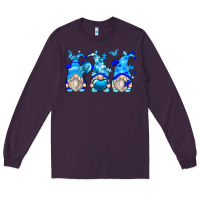 Plum autism gnomes Long Sleeve Tee - Zillion Design Studio