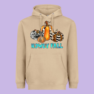 Howdy Fall Heavyweight Hoodie Designed By Jahusdesignshop