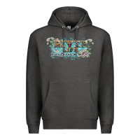 Charcoal Heather river life Premium Hoodie - NancyCooperArtShop