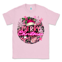 Bubblegum Pink pink merry christmas Classic Tee - FaDigitalArtStudio